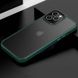 Чохол для iPhone 12 Pro Max Metal Buttons ( Dark Green )