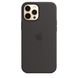 Чехол для iPhone 12 Pro Max Apple Silicone Case with Magsafe (Black) (MHLG3) UA