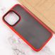 Чехол для iPhone 12 Pro Max Metal Buttons ( Red )