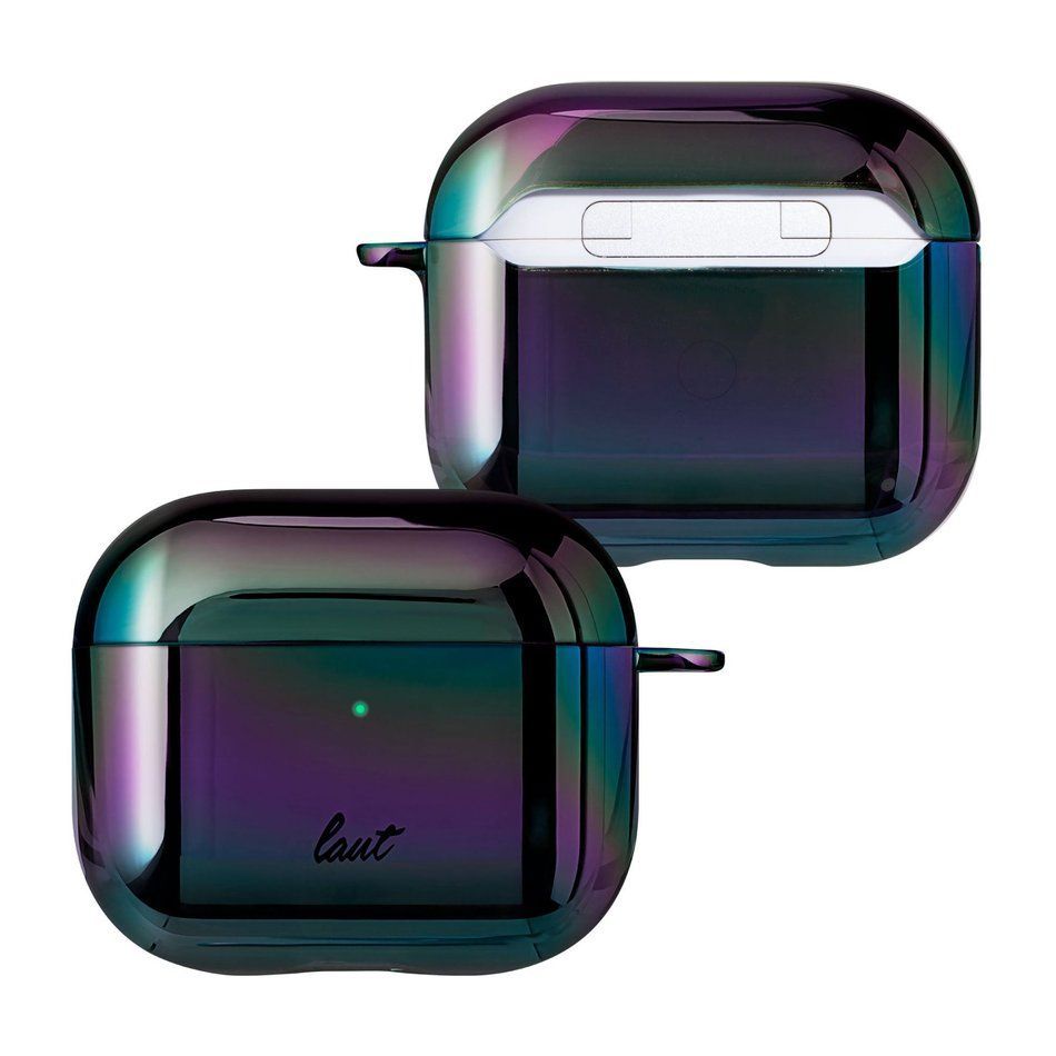 Чехол для AirPods Pro 3 з карабіном, LAUT HOLO Black (L_APP3_HO_BK)