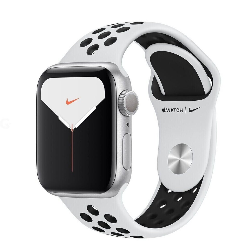 SWAP Apple Watch Series 5 Nike GPS + LTE 40mm Silver Aluminum Case with Pure Platinum/Black Sport Band