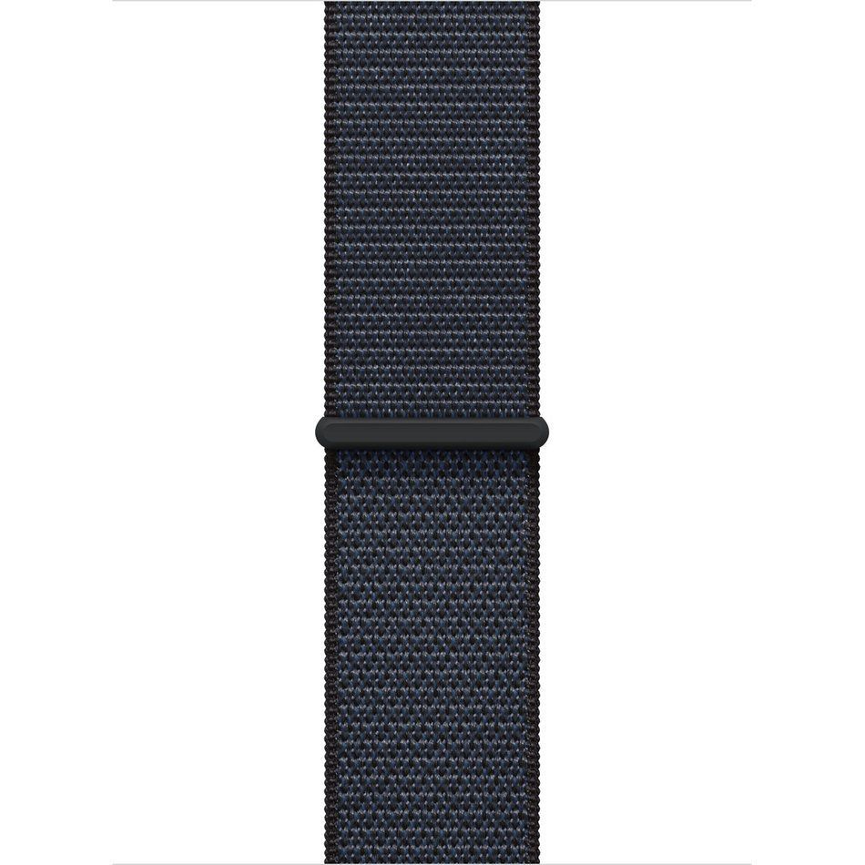 Apple Watch Series 10 GPS 42mm Jet Black Aluminum Case w. Ink Sport Loop (MWWG3)