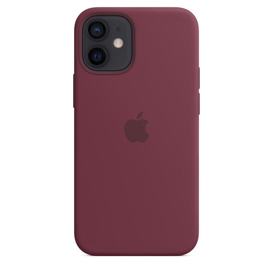 Чохол для iPhone 12 Mini Apple Silicone Case with Magsafe (Plum) (MHKQ3) UA