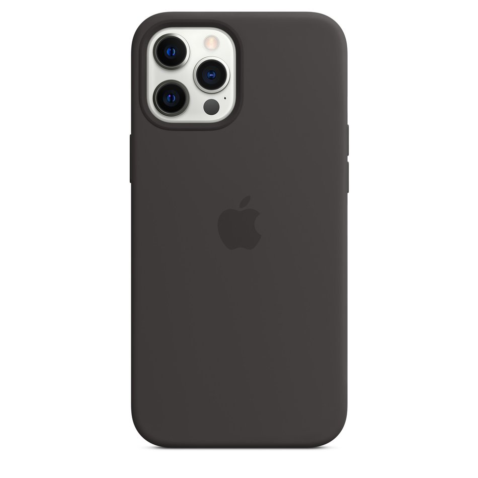 Чехол для iPhone 12 Pro Max Apple Silicone Case with Magsafe (Black) (MHLG3)