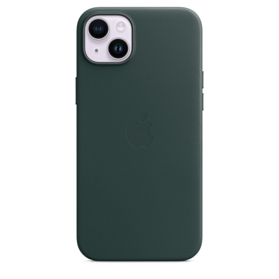 Чохол для iPhone 14 Plus OEM+ Leather Case wih MagSafe (Midnight)