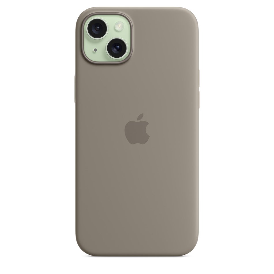 Чехол для iPhone 15 Plus Apple Silicone Case with MagSafe - Clay (MT133)