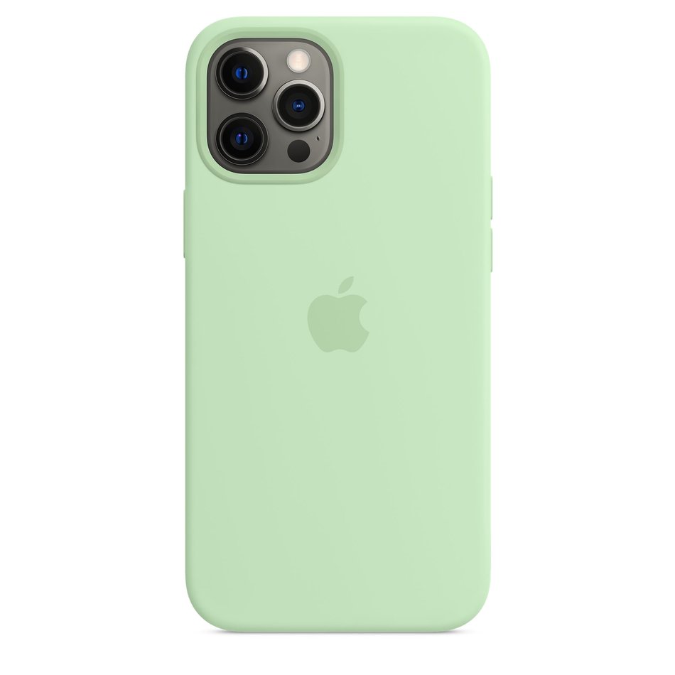 Чохол для iPhone 12 Pro Max Apple Silicone Case with Magsafe (Pistachio) (MK053) UA
