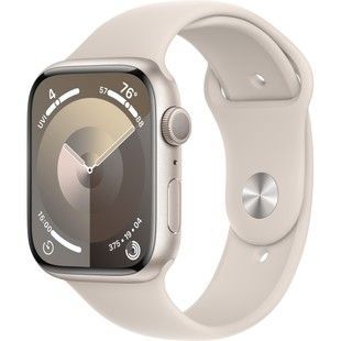 Б/У Apple Watch Series 9 GPS 45mm Starlight Aluminum Case w. Starlight Sport Band