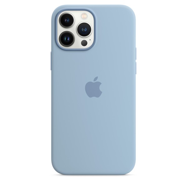 Чехол для iPhone 13 Pro OEM+ Silicone Case with Magsafe ( Blue Fog )