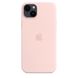 Чехол для iPhone 14 Plus Apple Silicone Case with MagSafe - Chalk Pink (MPT73) UA
