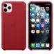 Чохол для iPhone 11 Pro Max OEM Leather Case ( Red )