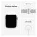 USED Apple Watch Series 7 Nike GPS 41mm Starlight Aluminium Case with Pure Platinum/Black Nike Sport Band (MKN33, MKN33UL/A)