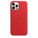 Чохол для iPhone 12 Pro Max Apple Leather Case with Magsafe ((Product) Red) (MHKJ3) UA