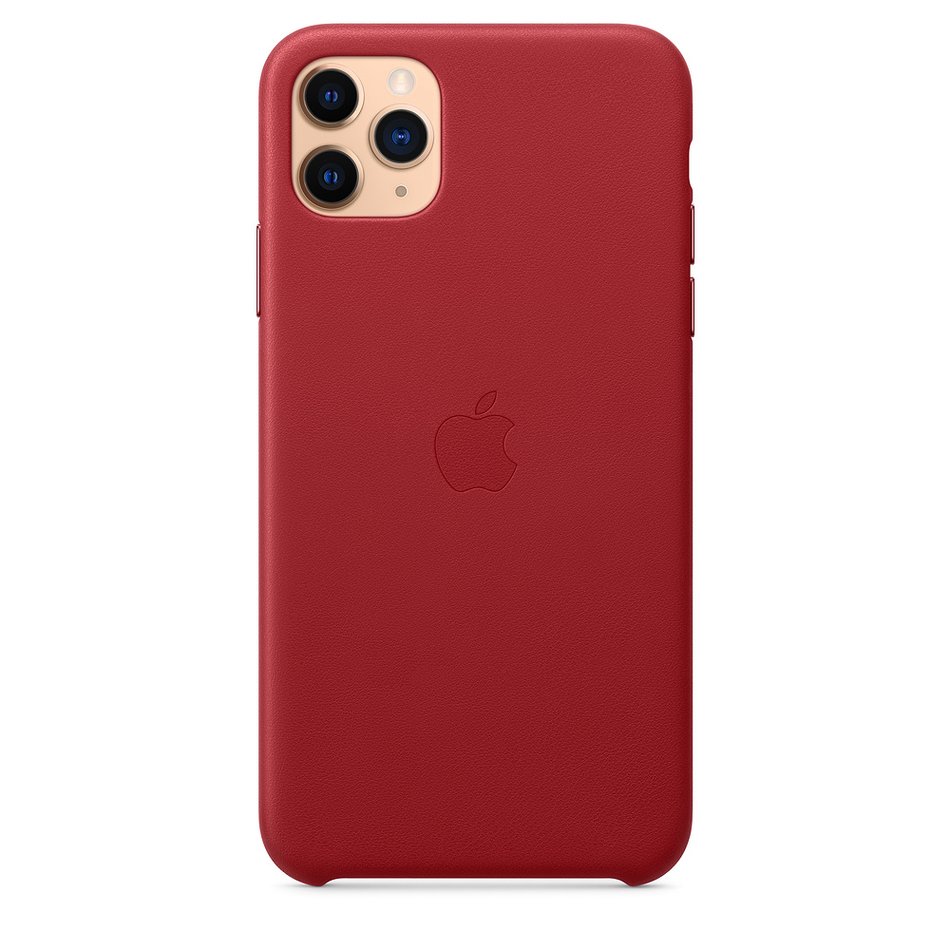Чохол для iPhone 11 Pro Max OEM Leather Case ( Red )