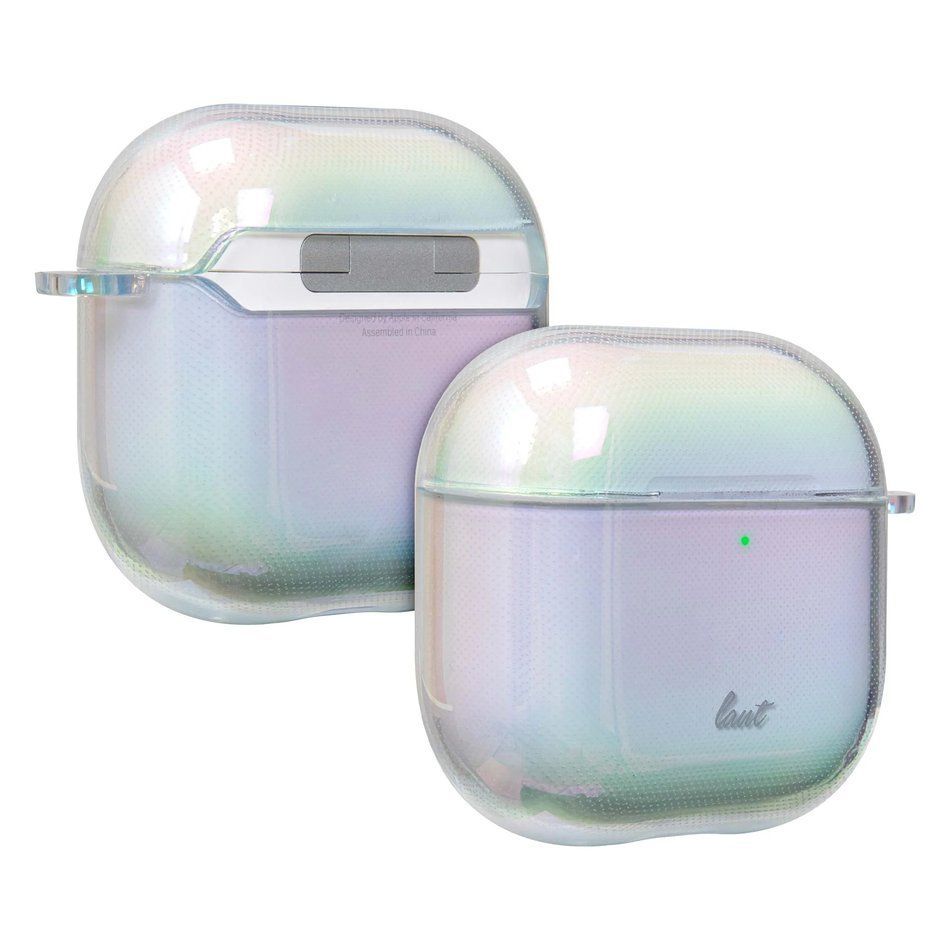 Чехол для AirPods Pro 3 з карабіном LAUT HOLO, Перламутровий (L_APP3_HO_W)