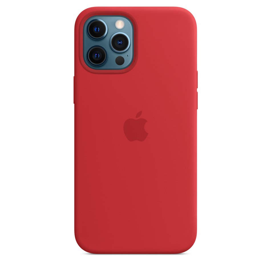 Чохол для iPhone 12 Pro Max Apple Silicone Case with Magsafe (Red) (MHLF3) UA