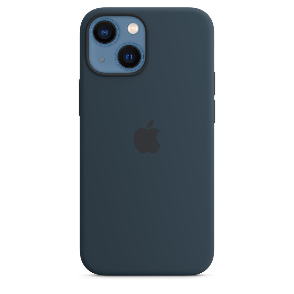 Чохол для iPhone 13 mini OEM+ Silicone Case with MagSafe ( Abyss Blue )