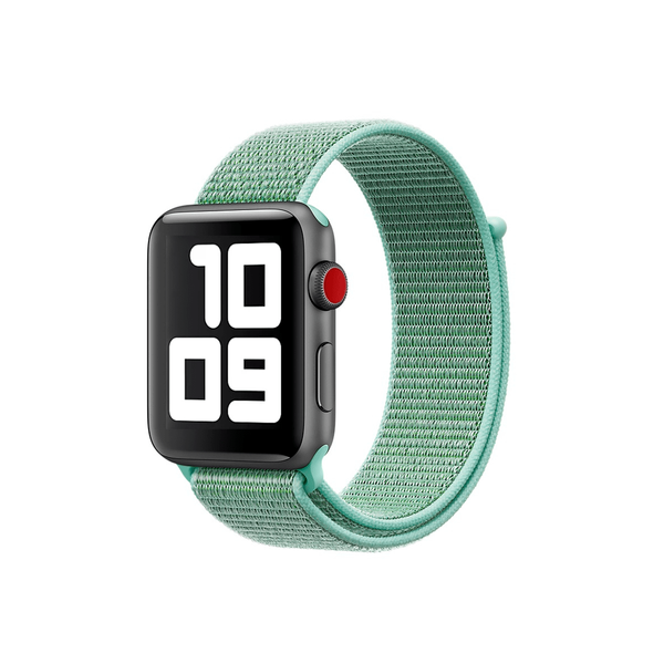 Ремешек для Apple Watch 42/44 mm OEM Woven Sport Loop ( Marine Green )