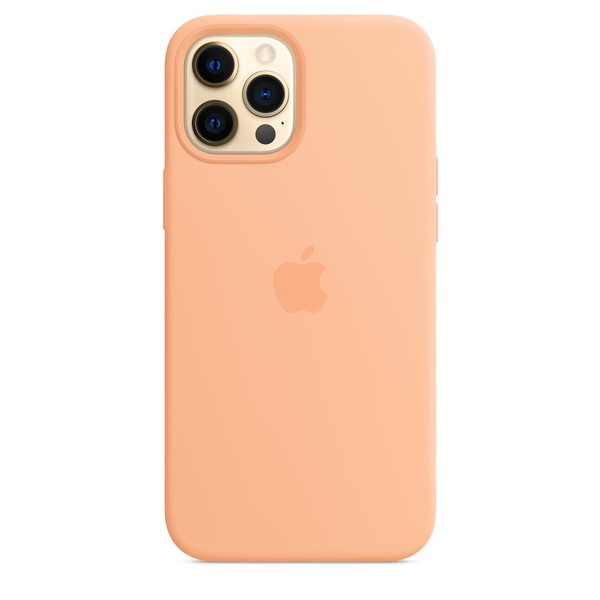 Чехол для iPhone 12 Pro Max Apple Silicone Case with Magsafe (Cantaloupe) (MK073) UA