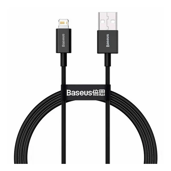 Кабель Baseus Superior Series Fast Charging Lightning Cable 2,4A 1M Black (CALYS-A01)