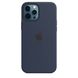Чохол для iPhone 12 Pro Max Apple Silicone Case with MagSafe MHLD3 ( Deep Navy ) UA