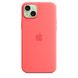 Чехол для iPhone 15 Plus Apple Silicone Case with MagSafe - Guava (MT163)