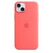 Чехол для iPhone 15 Plus Apple Silicone Case with MagSafe - Guava (MT163)
