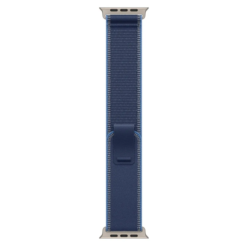 Apple Watch Ultra 3 GPS + Cellular 49mm Natural Tit. Case w. Blue/Bright Blue Trail Loop - M/L (MEWU4)