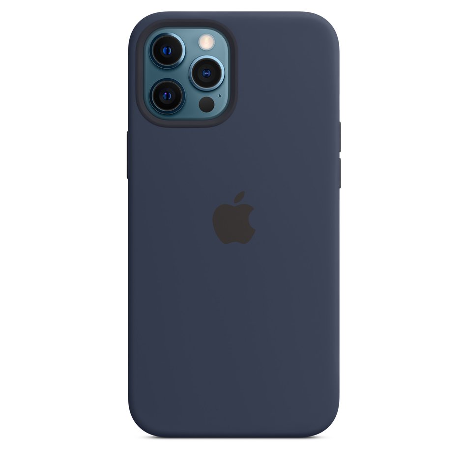Чохол для iPhone 12 Pro Max Apple Silicone Case with MagSafe MHLD3 ( Deep Navy ) UA