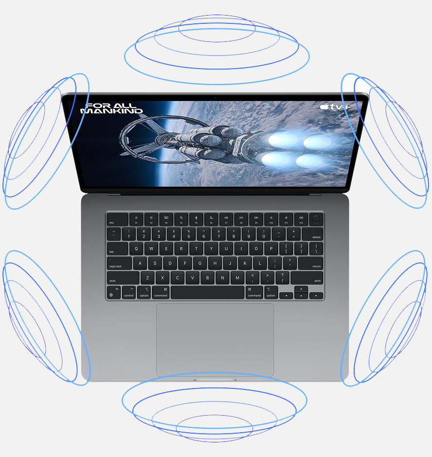 Apple MacBook Air 15-inches M2 (2023) Immersive sound system